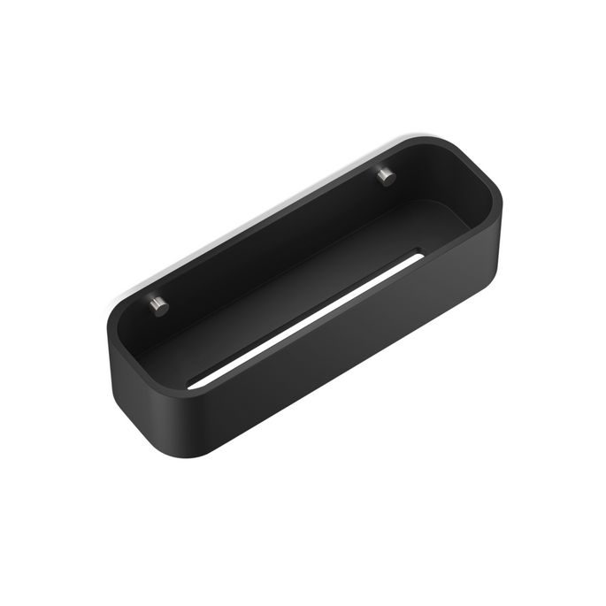Decor Walther 0973865 Stone DCT 30 Duschkörbe 300mm mattschwarz/Edelstahl gebürstet