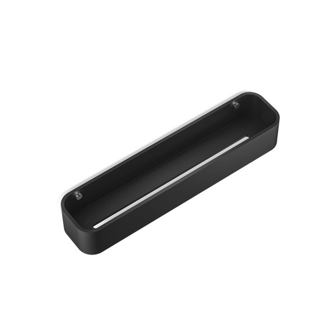 Decor Walther 0973965 Stone DCT 45 Duschkörbe 450mm mattschwarz/Edelstahl gebürstet