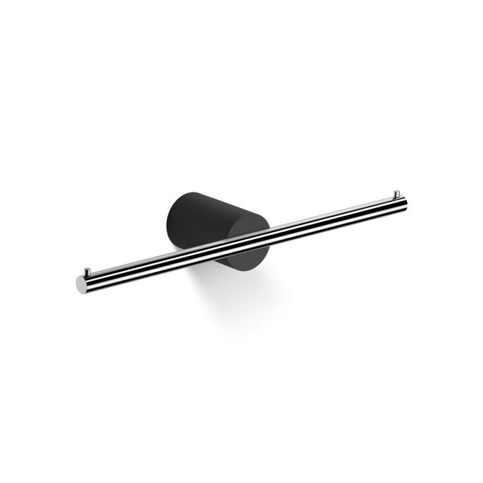 Decor Walther 0974964 Stone TPH2 toiletrolhouder mat zwart/ chroom