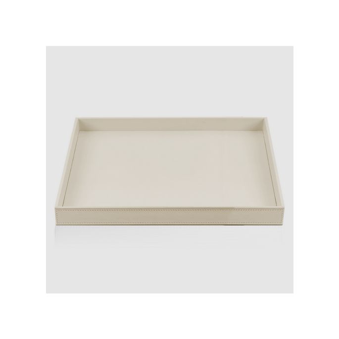 Decor Walther Brownie 0932447 BROWNIE TAB Q tray artificial leather sand