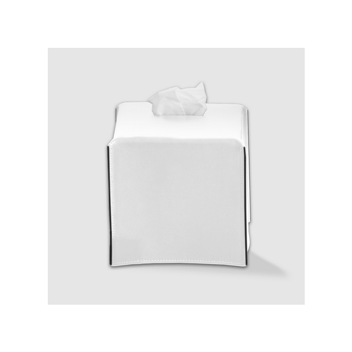Decor Walther Nappa 0938150 NAPPA KBQ tissue box genuine leather snow white