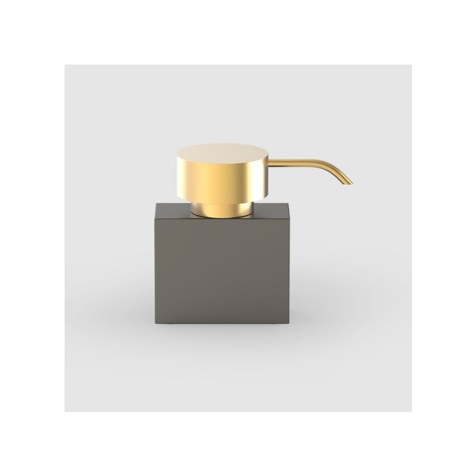 Decor Walther New Century 0860641 DW 477 N zeepdispenser mat goud en donker brons