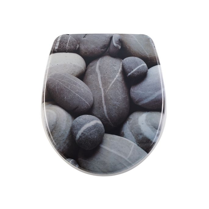 Diaqua Nice 31171203 toiletzitting met deksel motief Stones