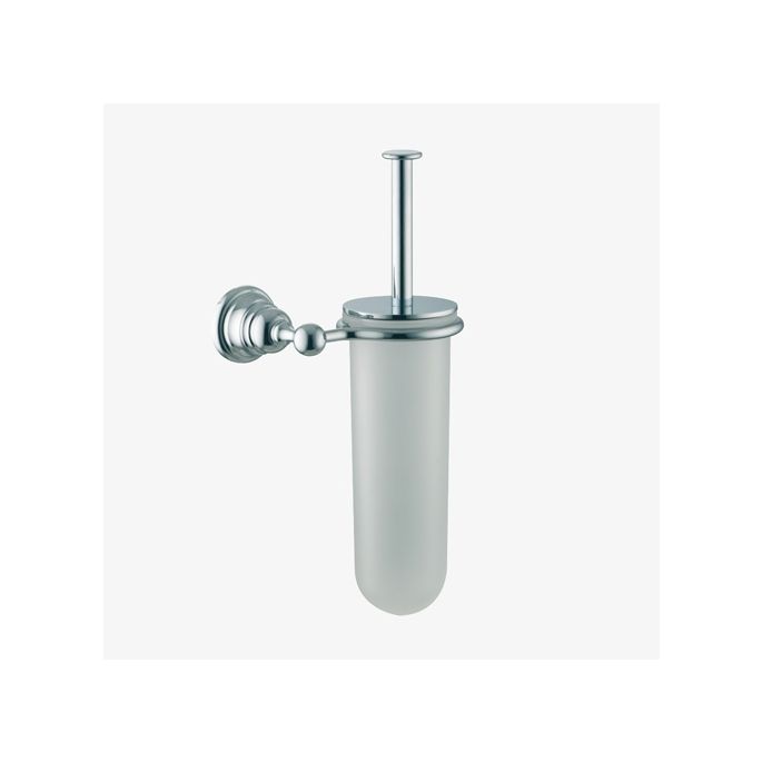 Fima Carlo Frattini Victory F60661CR toiletborstelgarnituur wit gesatineerd glas/ chroom