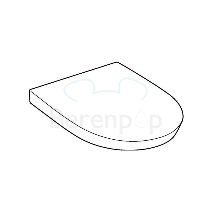 Geberit Flow 575900000 toilet seat with lid white