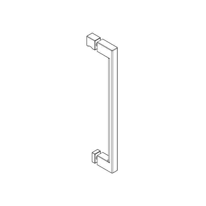 HSK E100140-35-41 handle angular chrome