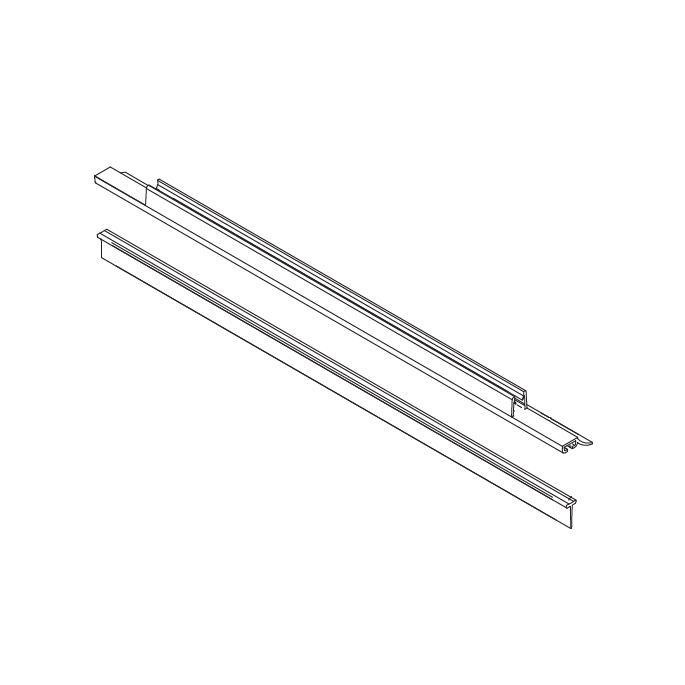 HSK Premium E79059 afdichtingsprofiel horizontaal voor vijfhoek, 6mm *niet meer leverbaar*