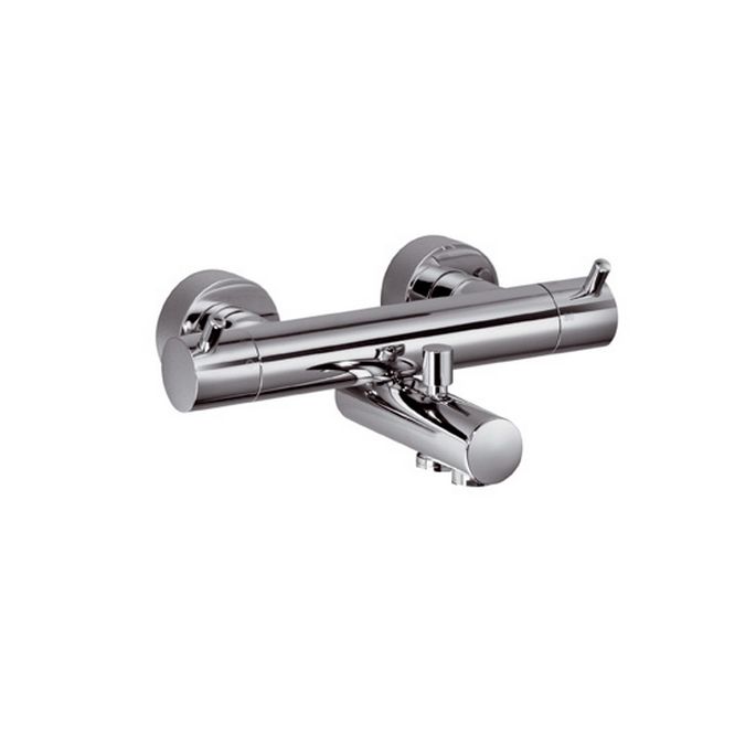 HSK Dusche & Co! 1100008 freiliegendes Badthermostat rund Chrom
