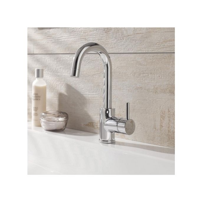 HSK Shower & Co! 1100102 wastafelkraan rond chroom