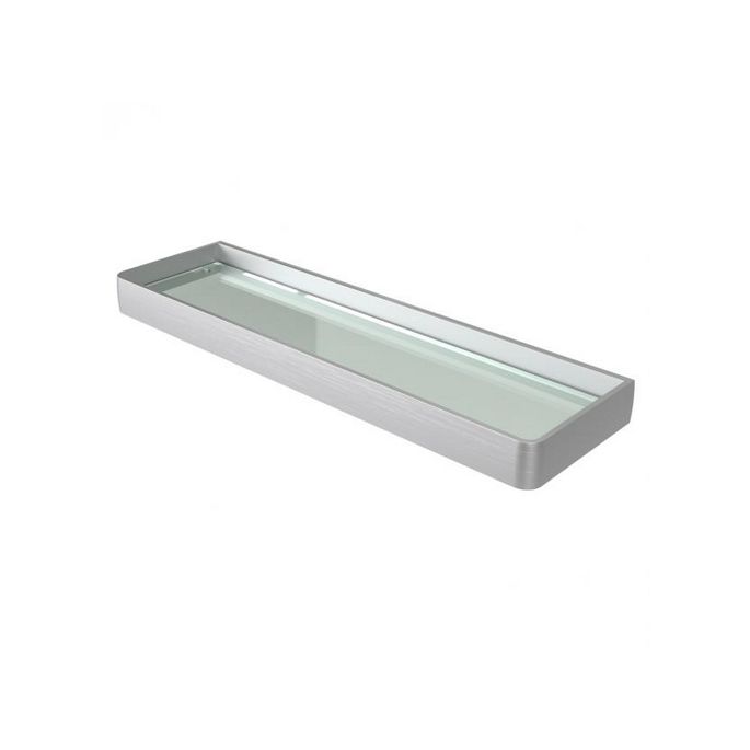 Haceka Aline 1208611 planchet 600mm gesatineerd glas/ geborsteld aluminium