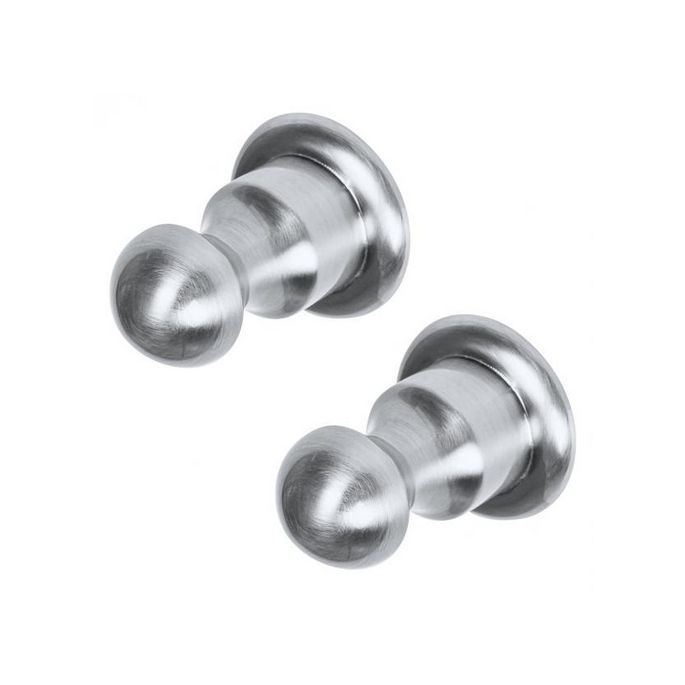 Haceka Allure 1208433 hook stainless steel brushed (set of 2 pieces)