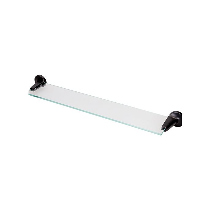 Haceka Aspen 1209520 planchet 600mm gesatineerd glas/ mat zwart