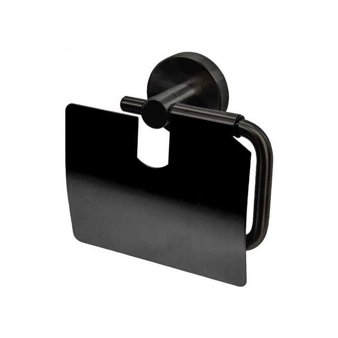 Haceka Kosmos 1208727 toilet roll holder with cover graphite