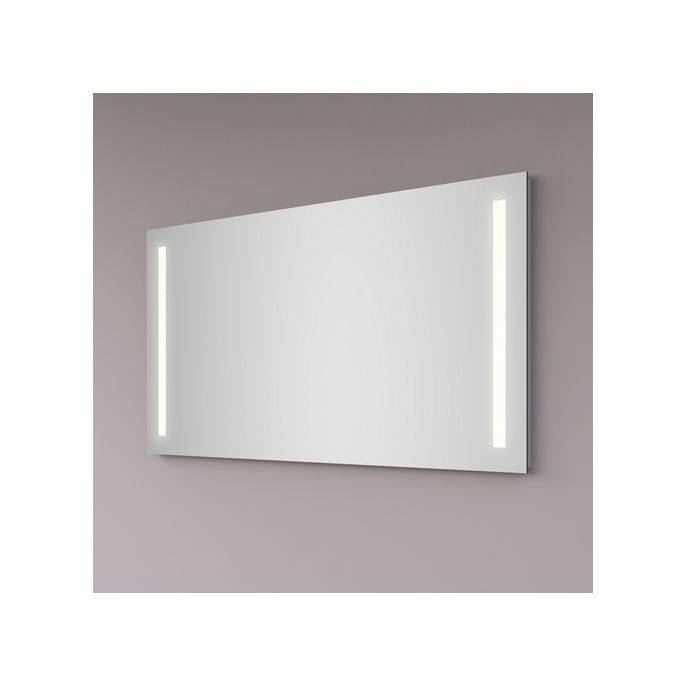 Hipp Design SPV 8020 spiegel 100x60cm met 2 verticale LED banen en spiegelverwarming