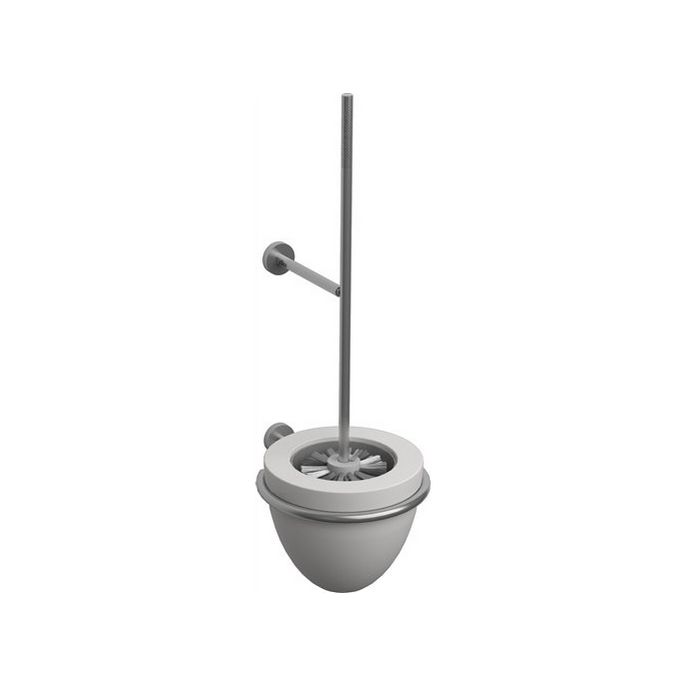Clou Slim CL090304241 toilet brush garniture wall brushed stainless steel (OUTLET)