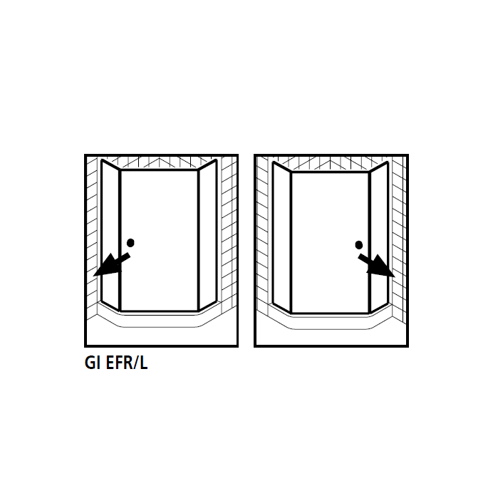 Kermi 2534060 splash seal 1 x 98.5cm - 6mm