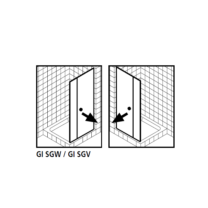 Kermi 2534060 spatwaterdichting 1 x 98,5cm - 6mm
