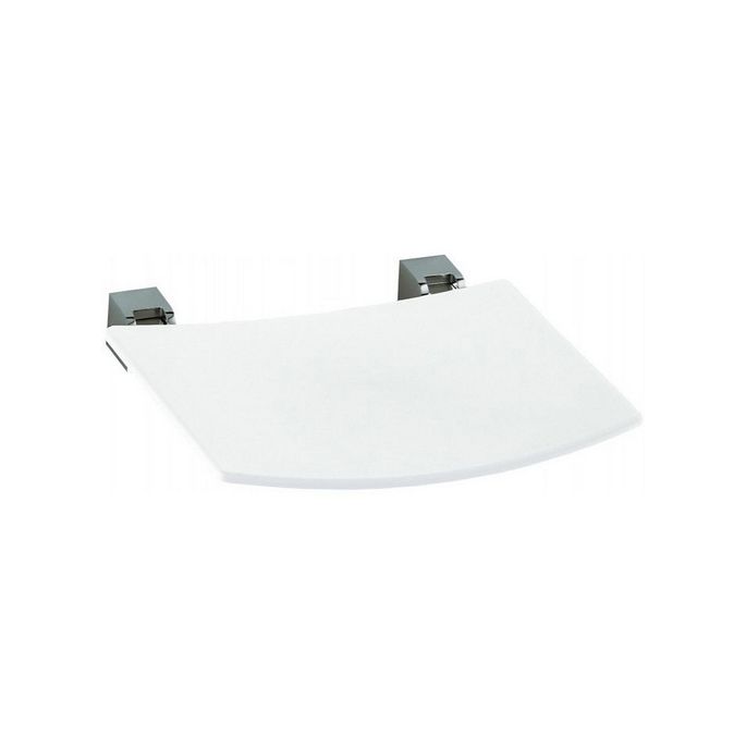Keuco Collectie Plan 14980010051 tip-up seat chrome-plated/ white (RAL 9010)