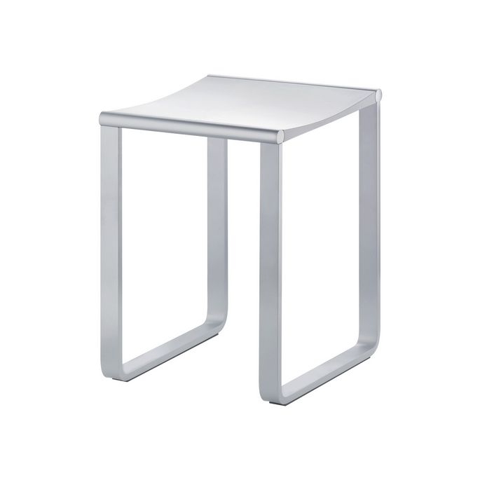 Keuco Collectie Plan 14982010037 bathroom stool chrome-plated/ dark grey (RAL 7021)
