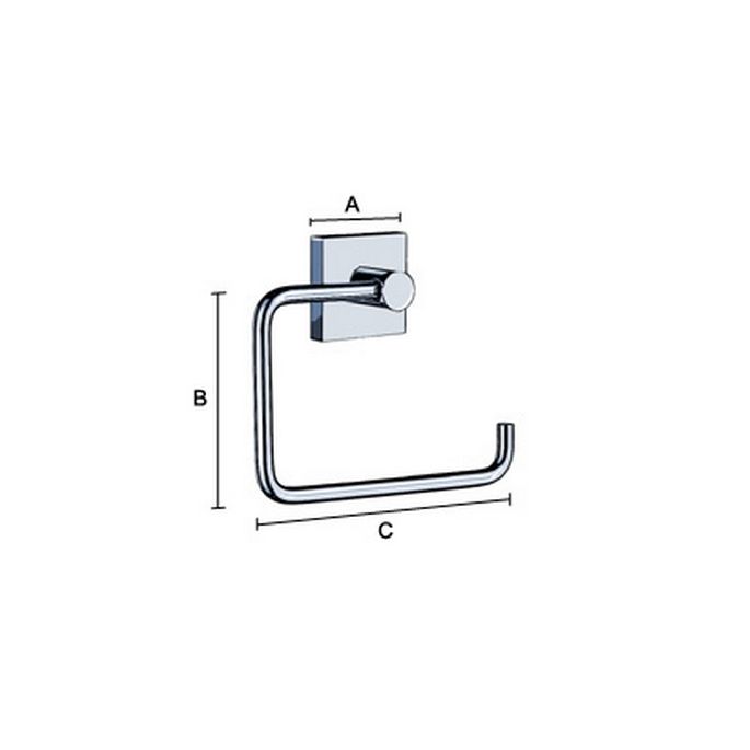 Smedbo House RK341 toiletrolhouder chroom