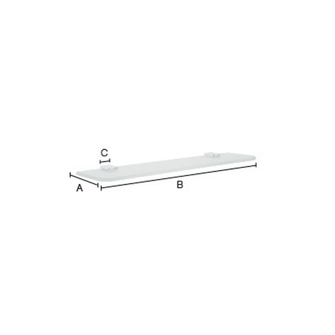 Smedbo Ice OK347 planchet 60cm chroom