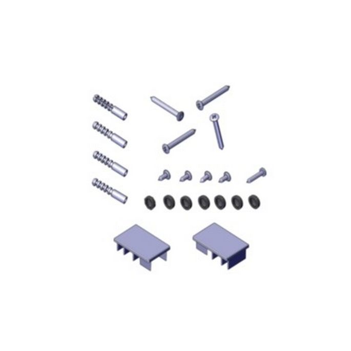 Novellini R01BEB01-D montageset wit 030/ chroom