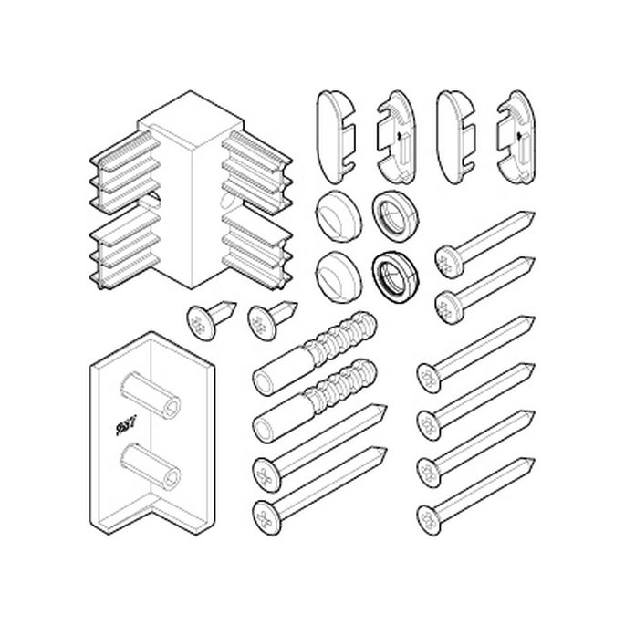 Novellini R01BJA01-A montageset wit 030