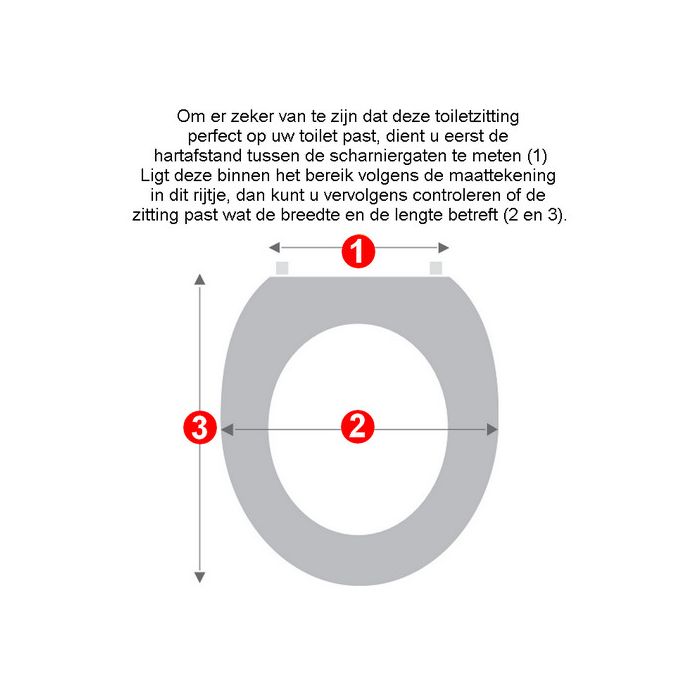 Pressalit Projecta D 171011-D28999 toiletzitting zonder deksel wit polygiene