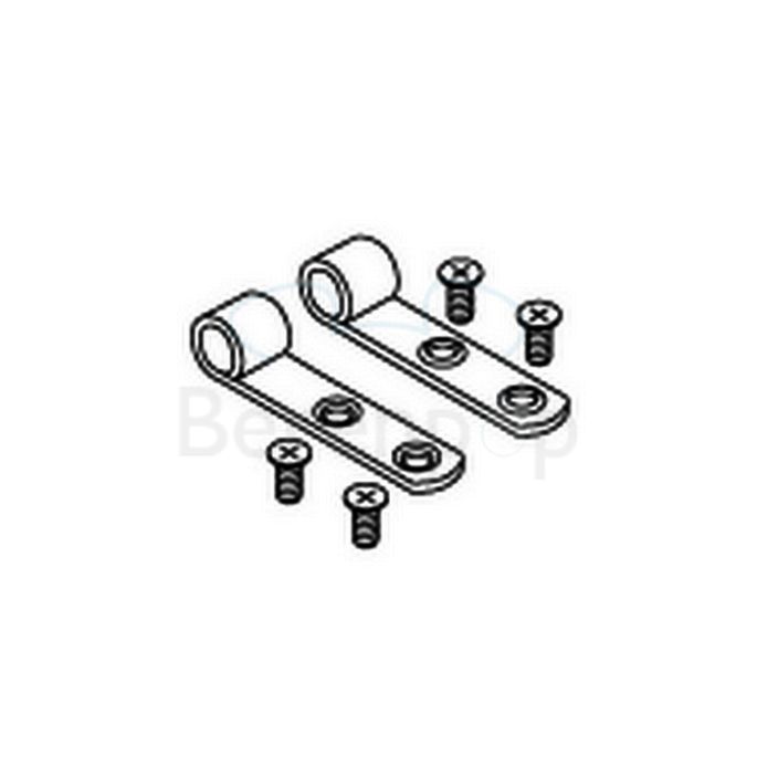 Pressalit A9108 fastening set with screws, stainless steel