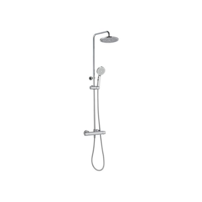 Pure Basic DU5412 shower surface-mounted set ABS with thermostat chrome