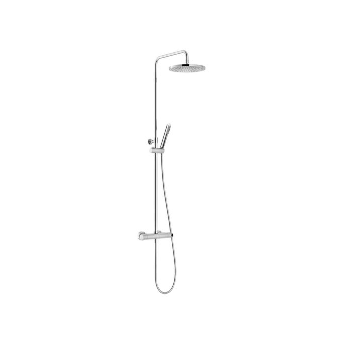 Pure Cinca CN5316 telescopic shower surface-mounted set with thermostat chrome
