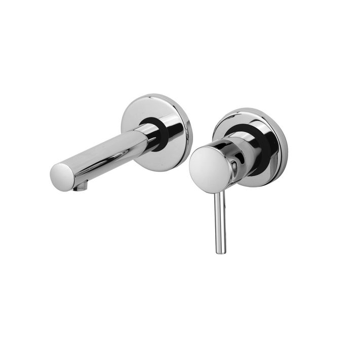 Pure Duero DU5423 waschbasin tap 2-hole complete with built-in part chrome