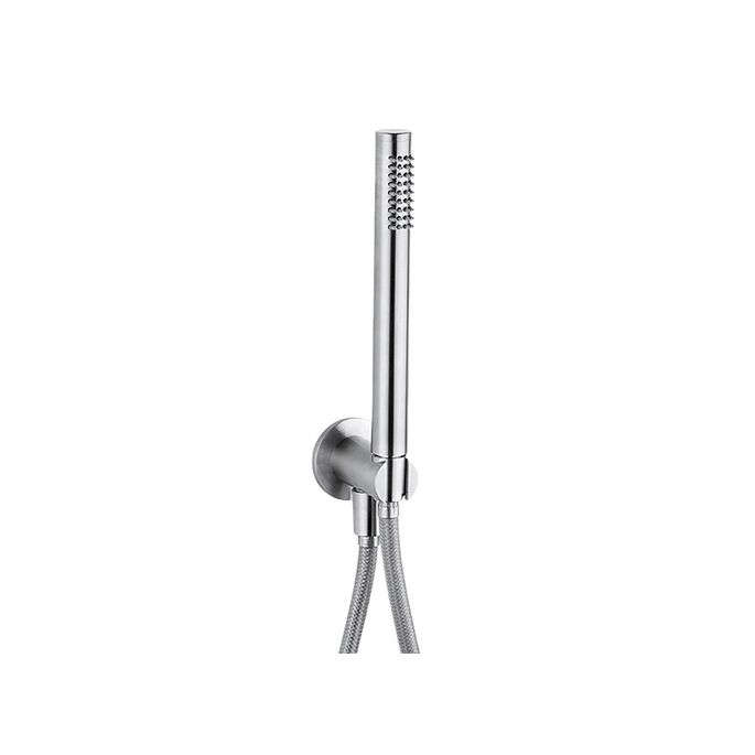 Pure RVS 316 Serie RV8301 wall connection with holder stainless steel brushed (without hand shower and shower hose)