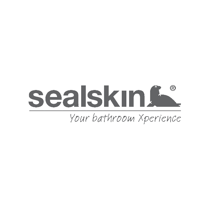 Sealskin Duka Multi 1 bottom strip with 2 corners for bath wall 75 cm white