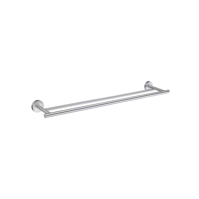 Smedbo Home HS3364 dubbele handdoekhouder 65cm mat chroom