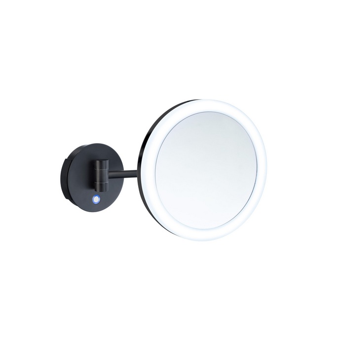 Smedbo Outline FK485EBP shaving/make-up mirror 5x matt black