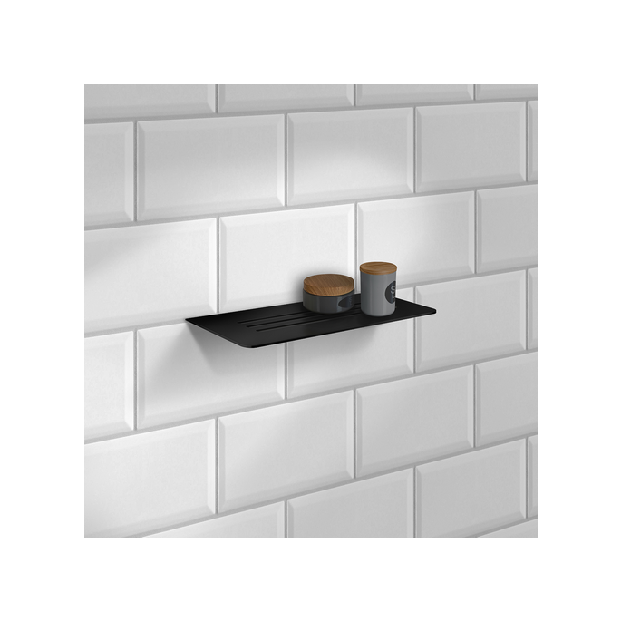 Smedbo Sideline DB3062 Ablag 25 cm mattschwarz