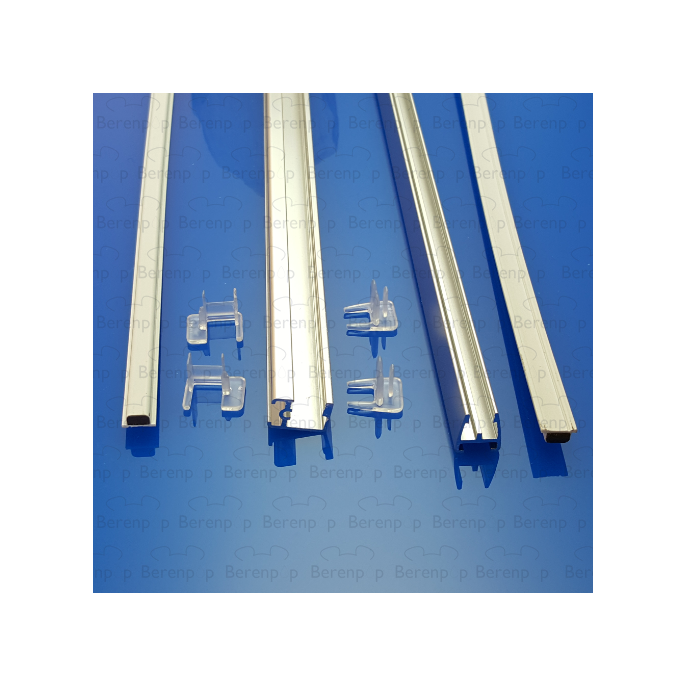 Sphinx Vision-B S8L43342 ( 2537823 ) aluminium magnetic strips (excl. plastic strips) for swing door in combination with fixed wall *no longer available*