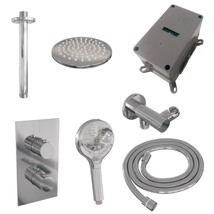 Brauer Edition 5-CE-060 thermostatische Unterputz-Regenbrause 3-Wege-Umsteller SET 35 chrom