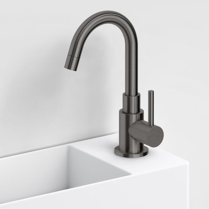 Clou Freddo 1 CL/06.03.003.84 fonteinkraan staand gunmetal geborsteld PVD