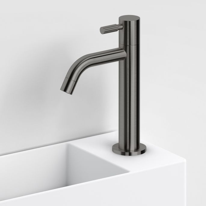 Clou Freddo 2 CL/06.03.001.84.L fonteinkraan staand hoog gunmetal geborsteld PVD