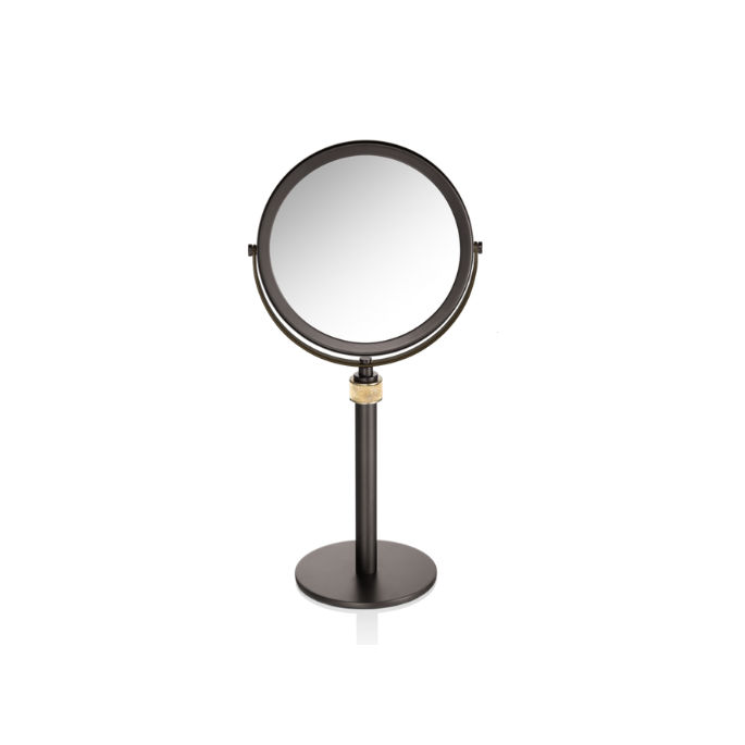 Decor Walther 0101067 SP13V magnifying mirror 1x and 5x matt dark metal and matt gold