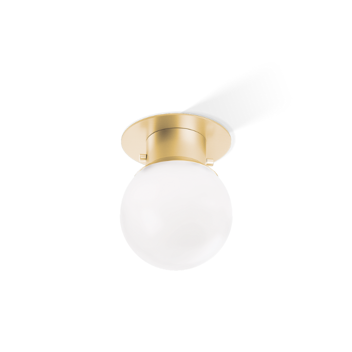 Decor Walther 0213113 GLOBE 20 plafondlamp ø19cm mat goud