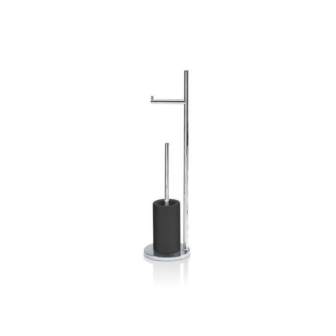 Decor Walther 0838405 DW 6700 toilet brush holder/ toilet roll holder standard chrome/black