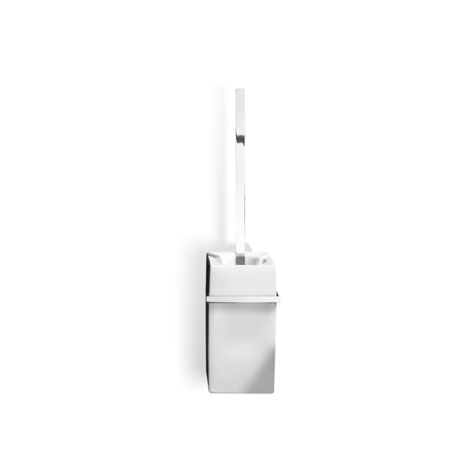 Decor Walther 0840861 DW 6203 toiletborstelgarnituur wand porselein zwart/ chroom