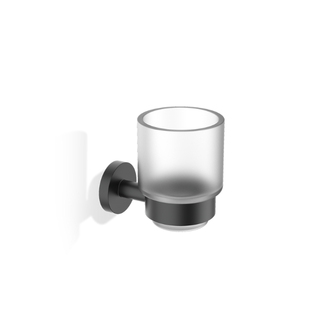Decor Walther Basic 0530960 BA WMG glashouder wit gesatineerd glas/ mat zwart