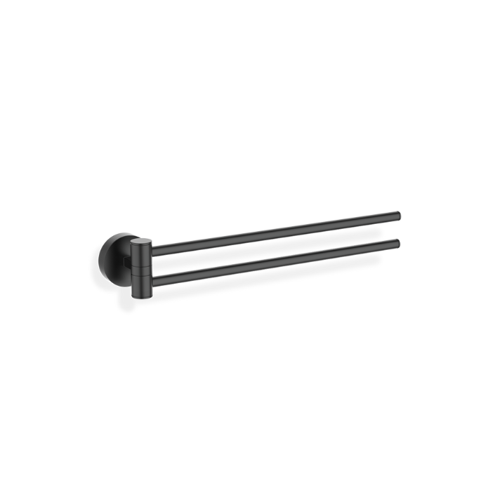 Decor Walther Basic 0531160 BA HTH2 2-lids handdoekhouder mat zwart