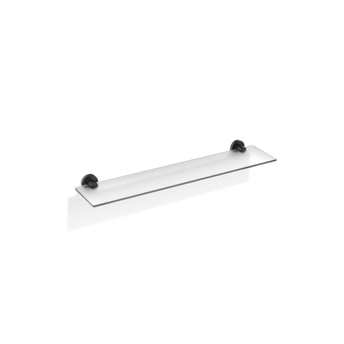 Decor Walther Basic 0531660 BA GLA60 planchet 600mm wit gesatineerd glas/ mat zwart