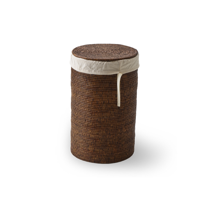 Decor Walther Korb 0936592 BASKET WB SMALL Wäschebehälter rattan dunkel