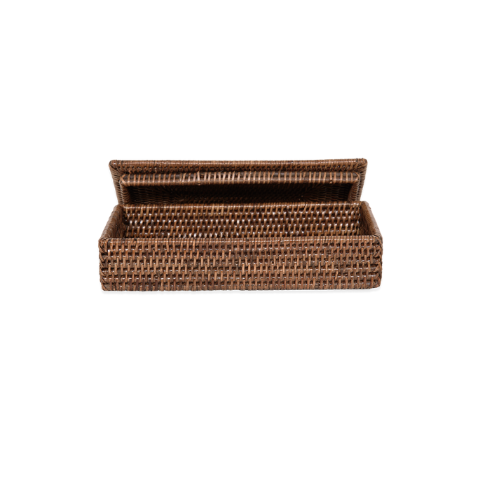 Decor Walther Basket 0941592 Basket BMD multi box met deksel donker rotan